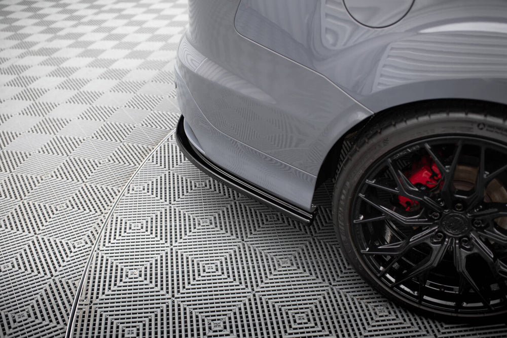 Maxton Parts - Diffusor Flaps passend für Ford Focus ST Kombi Mk3 / Mk3 FL schwarz Hochglanz