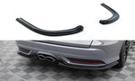 Maxton Parts - Diffusor Flaps passend für Ford Focus ST Kombi Mk3 / Mk3 FL schwarz Hochglanz