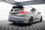Maxton Parts - Diffusor Flaps passend für Ford Focus ST Kombi Mk3 / Mk3 FL schwarz Hochglanz