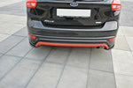 Maxton Parts - Diffusor Flaps passend für Ford Focus ST-Line Mk3 FL schwarz Hochglanz