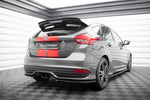 Maxton Parts - Diffusor Flaps passend für Ford Focus ST Mk3 FL schwarz Hochglanz (FO-FO-3F-ST-RSD1-G)