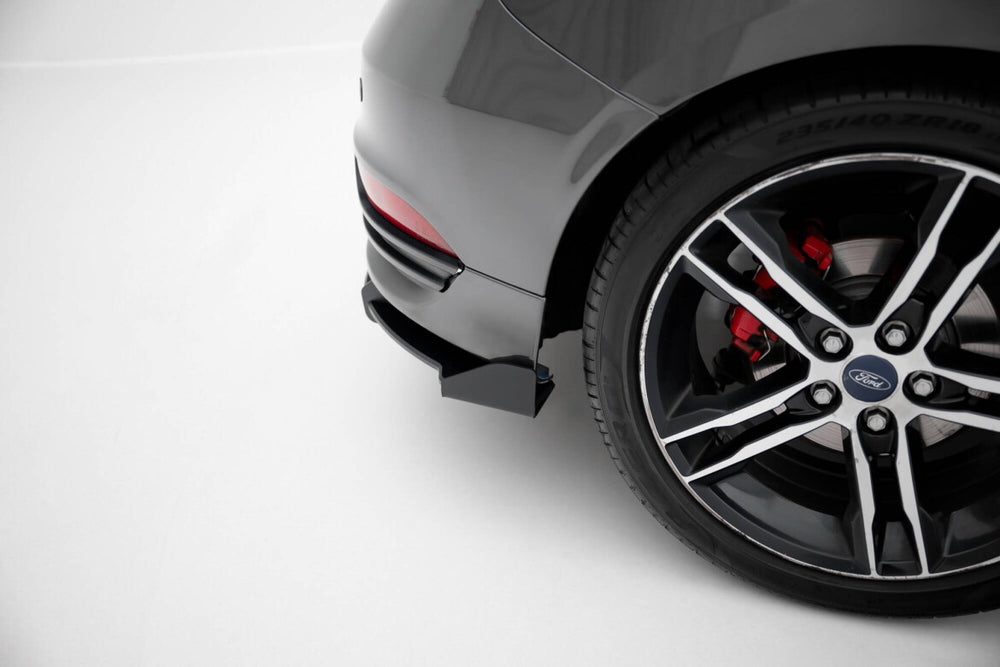 Maxton Parts - Diffusor Flaps passend für Ford Focus ST Mk3 FL schwarz Hochglanz (FOFO3FSTCNC-RSF1-G)