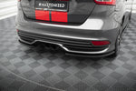 Maxton Parts - Diffusor Flaps passend für Ford Focus ST Mk3 FL schwarz Hochglanz (FO-FO-3F-ST-RSD1-G)