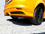 Maxton Parts - Diffusor Flaps passend für Ford Focus ST Mk3 Hatchback schwarz Hochglanz