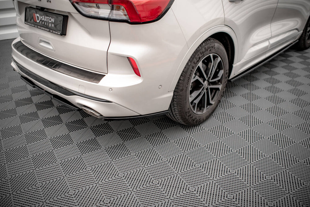 Maxton Parts - Diffusor Flaps passend für Ford Kuga ST-Line Mk3 schwarz Hochglanz