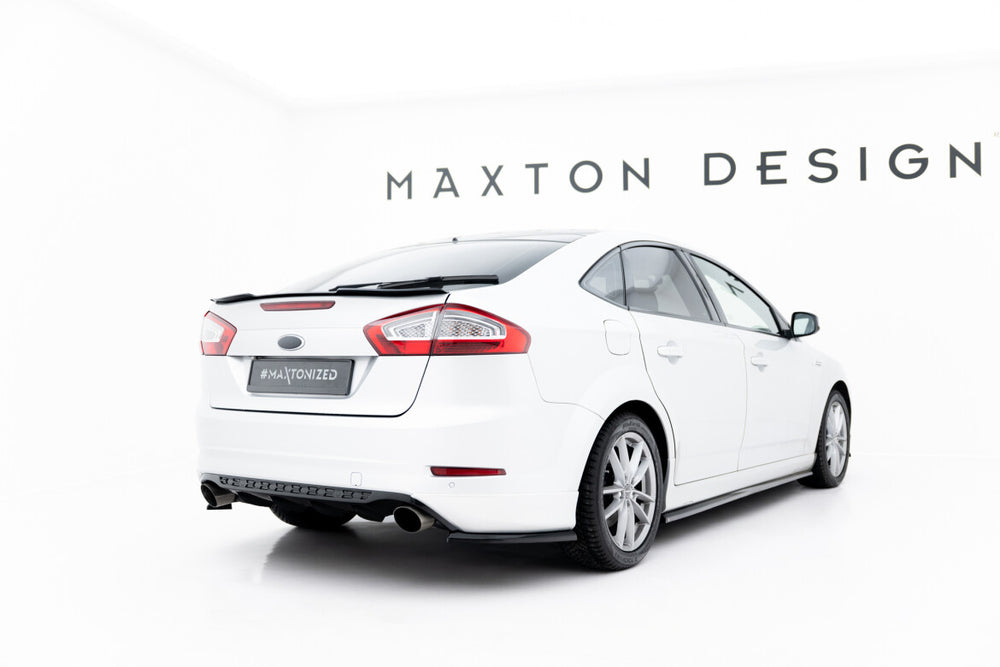 Maxton Parts - Diffusor Flaps passend für Ford Mondeo ST-Line Limousine Mk4 FL schwarz Hochglanz