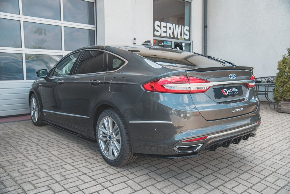 Maxton Parts - Diffusor Flaps passend für Ford Mondeo Vignale Mk5 FL schwarz matt