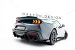 Maxton Parts - Diffusor Flaps passend für Ford Mustang Dark Horse Mk7 schwarz Hochglanz (FOMU7DHCNC-RSD1B+RSF1-G)