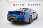 Maxton Parts - Diffusor Flaps passend für Ford Mustang GT Mk7 schwarz Hochglanz (FOMU7GTCNC-RSD1B+RSF1-G)