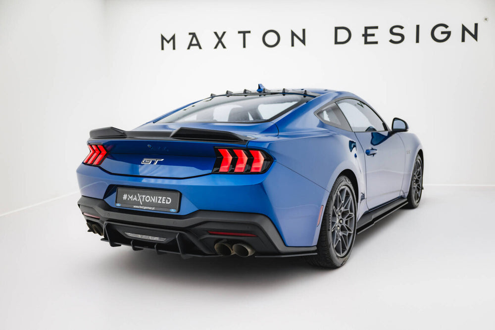 Maxton Parts - Diffusor Flaps passend für Ford Mustang GT Mk7 schwarz matt