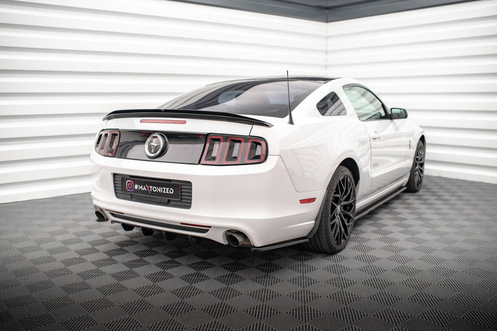 Maxton Parts - Diffusor Flaps passend für Ford Mustang Mk5 FL schwarz Hochglanz