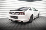 Maxton Parts - Diffusor Flaps passend für Ford Mustang Mk5 FL schwarz Hochglanz