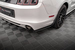 Maxton Parts - Diffusor Flaps passend für Ford Mustang Mk5 FL schwarz Hochglanz