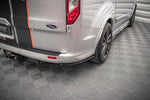 Maxton Parts - Diffusor Flaps passend für Ford Transit Custom ST-Line Mk1 FL schwarz Hochglanz