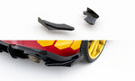 Maxton Parts - Diffusor Flaps passend für Ford VW Golf GTI Clubsport Mk8 FL schwarz Hochglanz