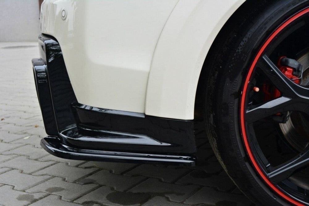 Maxton Parts - Diffusor Flaps passend für Honda Civic IX TYPE R schwarz Hochglanz