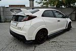 Maxton Parts - Diffusor Flaps passend für Honda Civic IX TYPE R schwarz Hochglanz