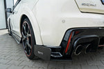Maxton Parts - Diffusor Flaps passend für Honda Civic IX TYPE R schwarz matt