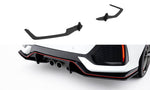 Maxton Parts - Diffusor Flaps passend für Honda Civic Sport Mk 10 schwarz matt