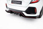 Maxton Parts - Diffusor Flaps passend für Honda Civic Sport Mk 10 schwarz matt