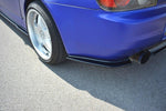 Maxton Parts - Diffusor Flaps passend für Honda S2000 schwarz Hochglanz