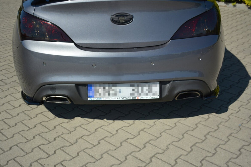 Maxton Parts - Diffusor Flaps passend für Hyundai Genesis Coupe MK.1 schwarz Hochglanz