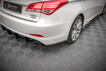 Maxton Parts - Diffusor Flaps passend für Hyundai I40 Mk1 schwarz Hochglanz