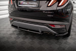Maxton Parts - Diffusor Flaps passend für Hyundai Tucson Mk4 schwarz Hochglanz