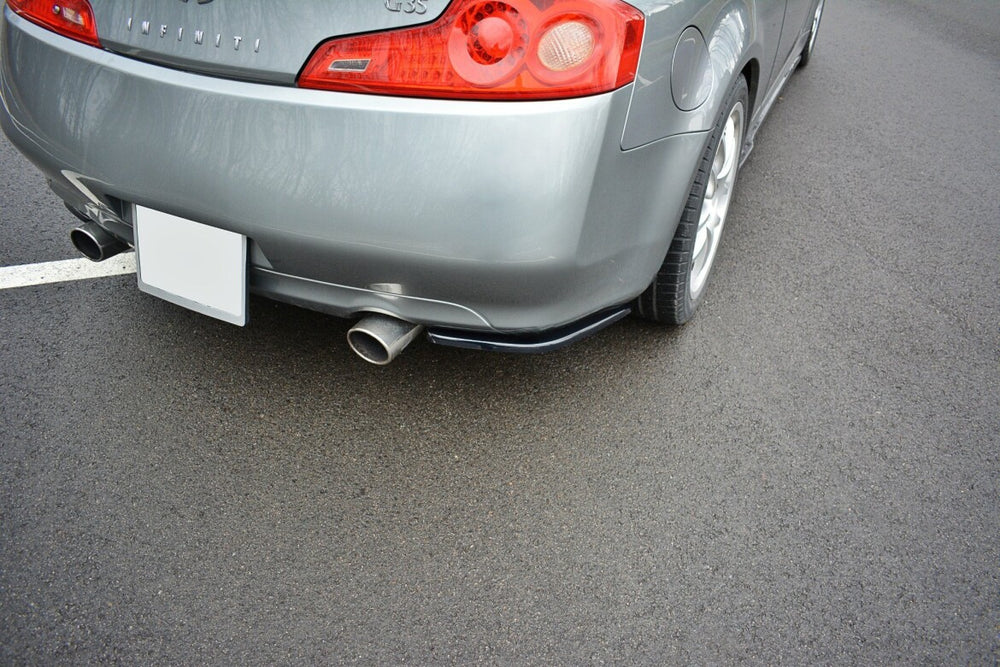 Maxton Parts - Diffusor Flaps passend für INFINITI G35 Coupe schwarz Hochglanz
