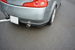 Maxton Parts - Diffusor Flaps passend für INFINITI G35 Coupe schwarz Hochglanz