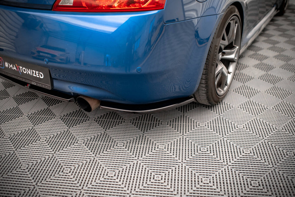 Maxton Parts - Diffusor Flaps passend für Infiniti G37 Coupe schwarz Hochglanz