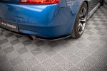 Maxton Parts - Diffusor Flaps passend für Infiniti G37 Coupe schwarz Hochglanz
