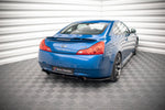 Maxton Parts - Diffusor Flaps passend für Infiniti G37 Coupe schwarz Hochglanz