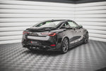 Maxton Parts - Diffusor Flaps passend für Infiniti Q60 S Mk2 schwarz Hochglanz