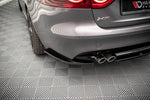 Maxton Parts - Diffusor Flaps passend für Jaguar XF R-Sport Mk2 schwarz Hochglanz