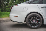 Maxton Parts - Diffusor Flaps passend für Jaguar XJ R-Sport X351 FL schwarz Hochglanz