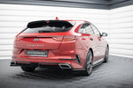 Maxton Parts - Diffusor Flaps passend für Kia ProCeed GT / GT-Line Mk1 schwarz Hochglanz