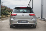 Maxton Parts - Diffusor Flaps passend für L + R V.1 VW Golf 7 GTI schwarz matt