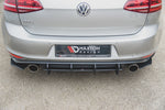 Maxton Parts - Diffusor Flaps passend für L + R V.2 VW Golf 7 GTI schwarz matt