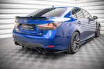 Maxton Parts - Diffusor Flaps passend für Lexus GS F Mk4 FL schwarz Hochglanz