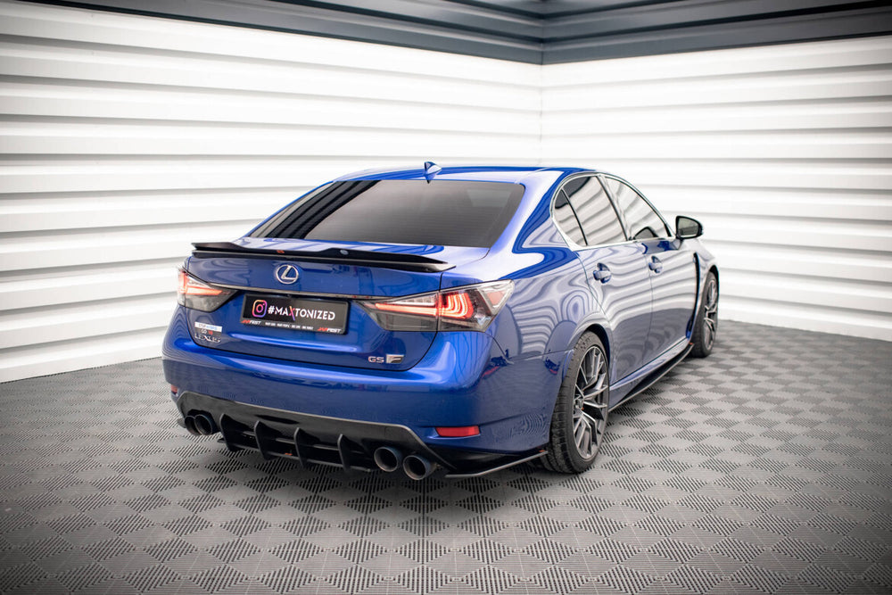 Maxton Parts - Diffusor Flaps passend für Lexus GS F Mk4 FL schwarz matt