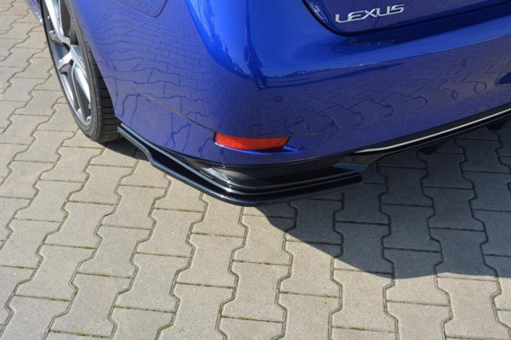 Maxton Parts - Diffusor Flaps passend für Lexus GS Mk4 FL H schwarz Hochglanz