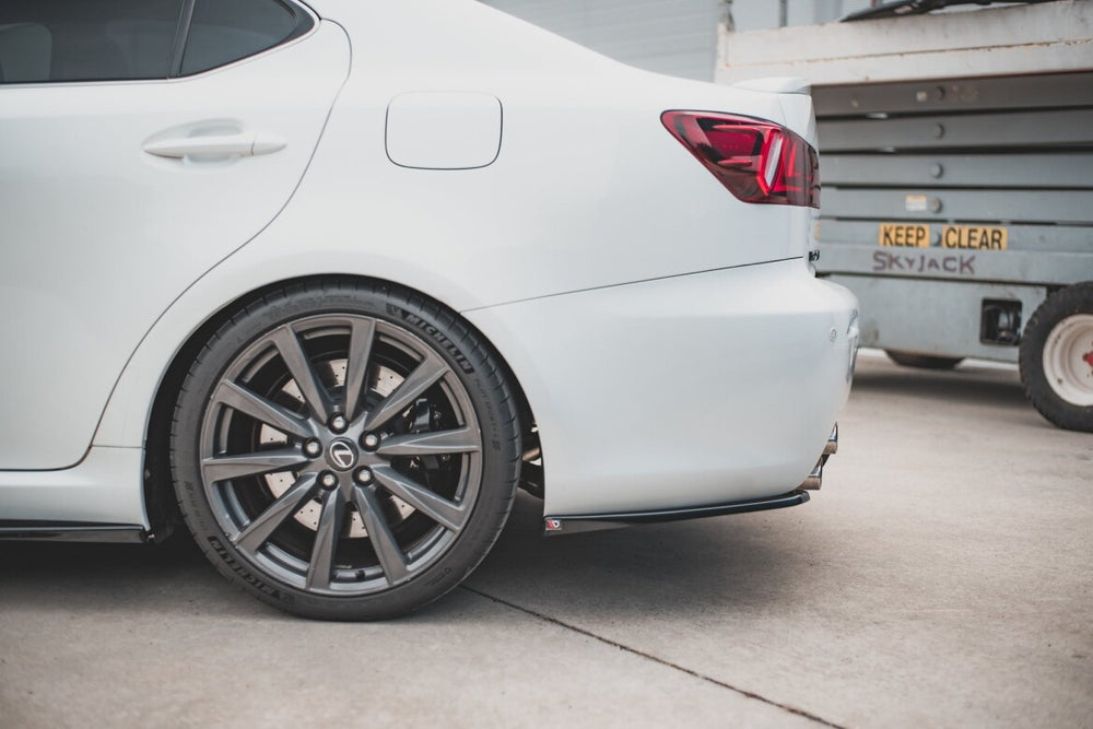 Maxton Parts - Diffusor Flaps passend für Lexus IS F Mk2 schwarz matt