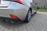 Maxton Parts - Diffusor Flaps passend für Lexus IS Mk3 FL T schwarz Hochglanz