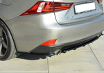 Maxton Parts - Diffusor Flaps passend für Lexus IS Mk3 T schwarz Hochglanz