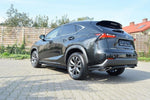 Maxton Parts - Diffusor Flaps passend für Lexus NX Mk1 T schwarz Hochglanz