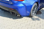 Maxton Parts - Diffusor Flaps passend für Lexus RC F schwarz Hochglanz