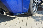 Maxton Parts - Diffusor Flaps passend für Lexus RC F schwarz Hochglanz