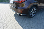 Maxton Parts - Diffusor Flaps passend für Lexus RX Mk4 T schwarz Hochglanz