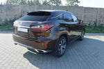 Maxton Parts - Diffusor Flaps passend für Lexus RX Mk4 T schwarz Hochglanz